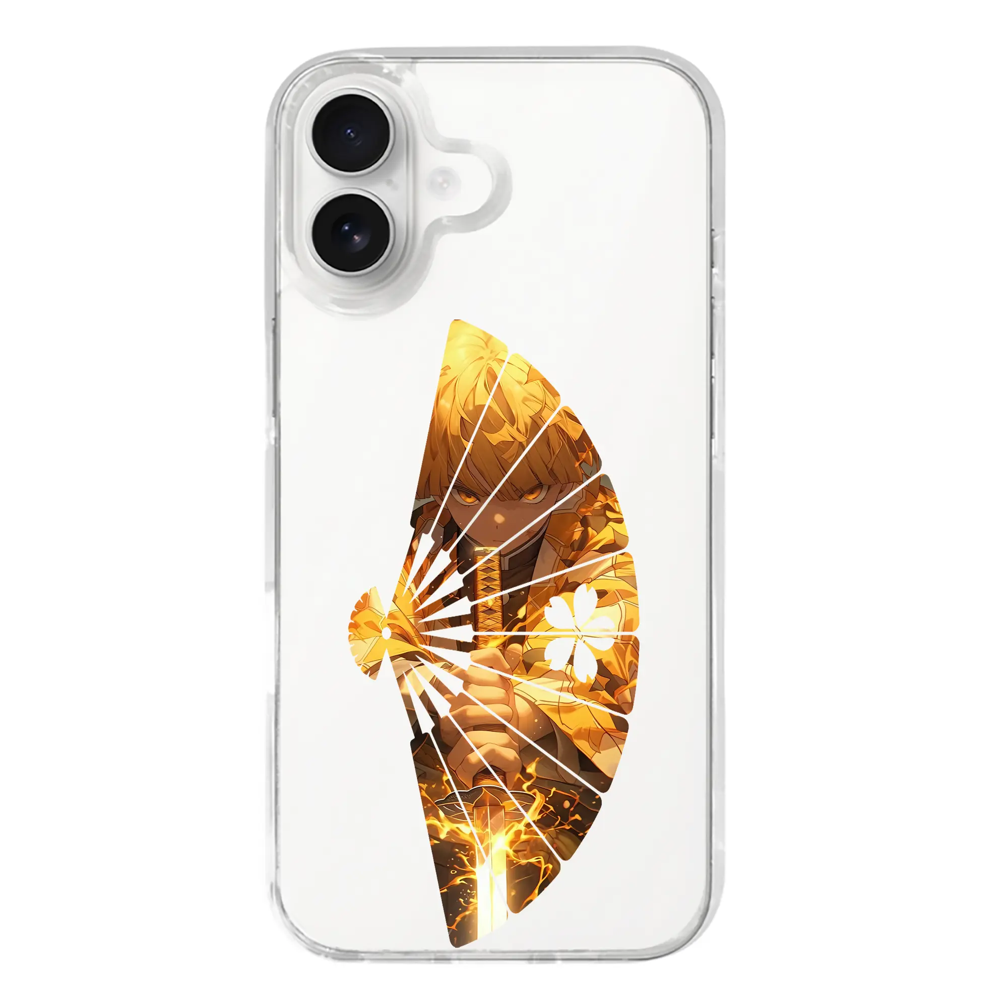 鬼滅の刃 グッズ,我妻 善逸 - iPhone 17シリーズ 透明スマホケース – 薄型・耐衝撃・精密フィット保護カバー